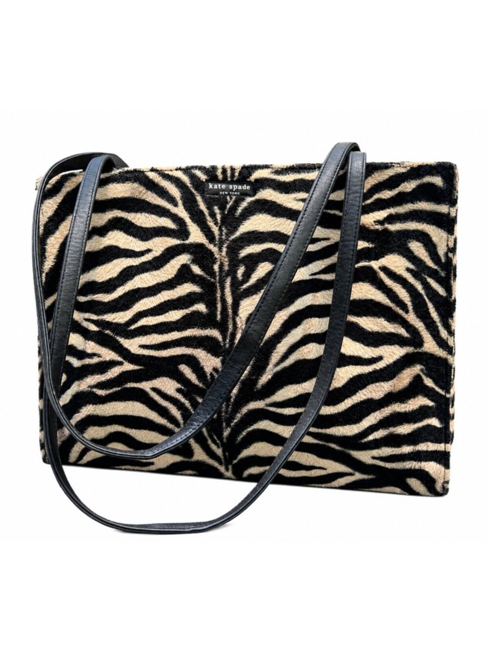 Vintage Kate Spade Animal Print Tote Bag with Red Interior. Excellent Condition - Picture 1 of 10